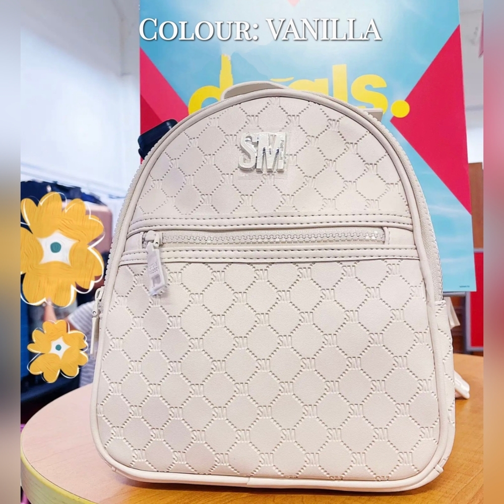 STEVE MADDEN Mini Backpack BBLOGO Bag in VANILLA